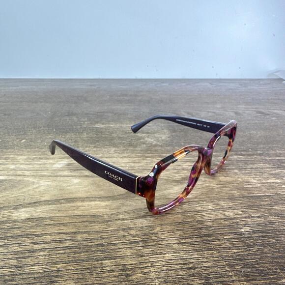 Coach Sunglasses FRAMES ONLY HC8160 (L145) 533990 Purple Confetti Oversized 56 - Picture 2 of 5